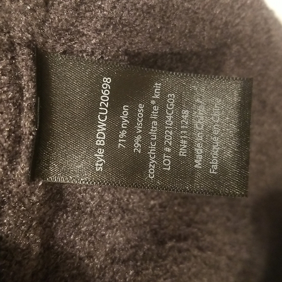 💕BAREFOOT DREAMS💕 CozyChic Drape Rib Cardigan Ultra Lite Carbon Gray S NWT - Picture 14 of 14